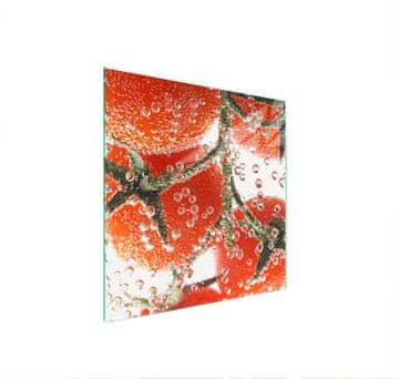 shumee STEKLENA ZAŠČITNA PLOŠČA ZA ŠTEDILNIK 50x52 TOMATO