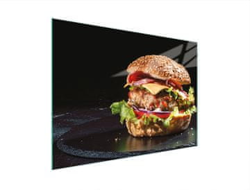 shumee STEKLENA DESKA ZA REZANJE 30x22 ZA HAMBURGERJE