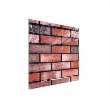 shumee STEKLENA ZAŠČITNA PLOŠČA ZA ŠTEDILNIK 50x52 Z OPEKO