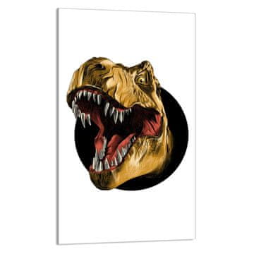 shumee STEKLENA DESKA ZA REZANJE 30x52 Dinozaver