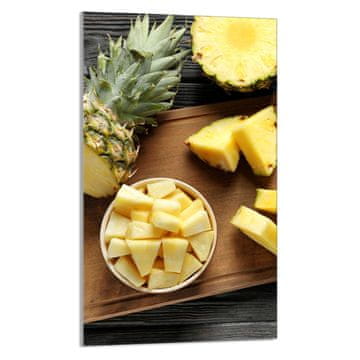 shumee STEKLENA DESKA ZA REZANJE 30x52 Ananas