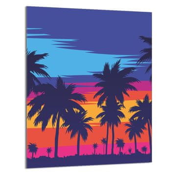 shumee STEKLENA REZALNA DESKA 40x52 Palme
