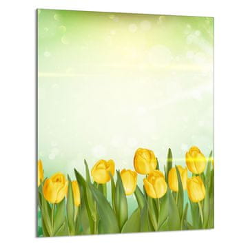 shumee STEKLENA DESKA ZA REZANJE 40x52 Tulipani
