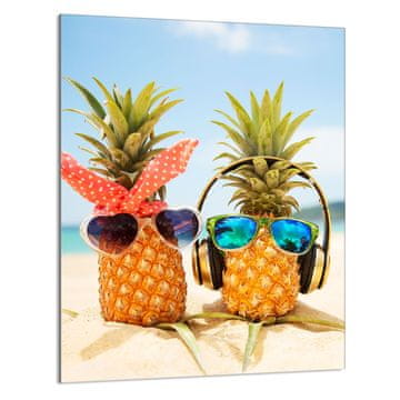 shumee STEKLENA DESKA ZA REZANJE 40x52 Ananas