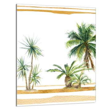 shumee STEKLENA REZALNA DESKA 40x52 Palme