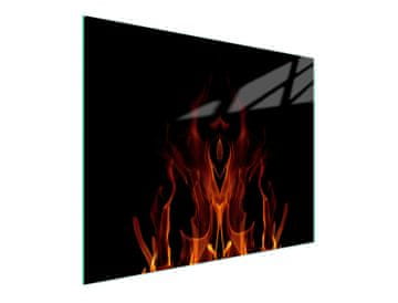 shumee STEKLENA DESKA ZA REZANJE 52x30 FIRE