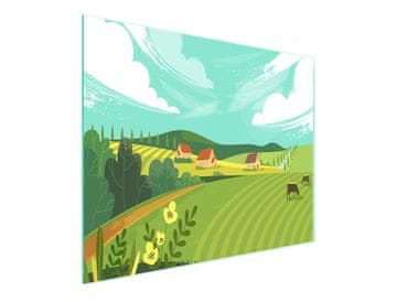 shumee STEKLENA DESKA ZA REZANJE 52x30 VILLAGE