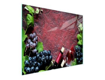 shumee STEKLENA REZALNA DESKA 52x30 VINO