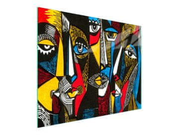 shumee STEKLENA DESKA ZA REZANJE 52x30 POP ART.