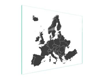 shumee STEKLENA DESKA ZA REZANJE 52x40 ZEMLJEVID