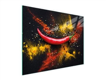 shumee STEKLENA DESKA ZA REZANJE 52x40 CHILLI