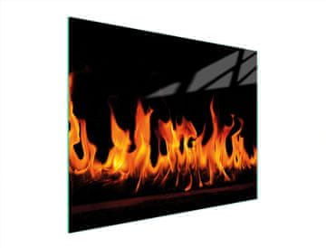 shumee STEKLENA REZALNA DESKA 52x40 FIRE