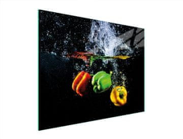 shumee STEKLENA DESKA ZA REZANJE 52x40 PEPPER