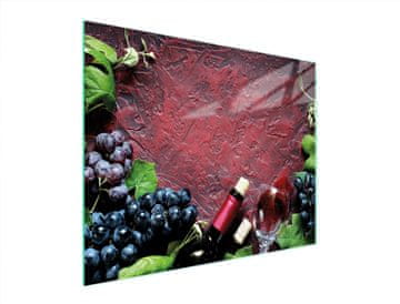 shumee STEKLENA REZALNA DESKA 52x40 VINO