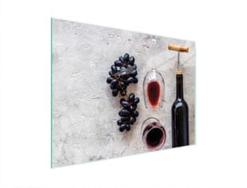 shumee STEKLENA REZALNA DESKA 40x30 ZA VINO