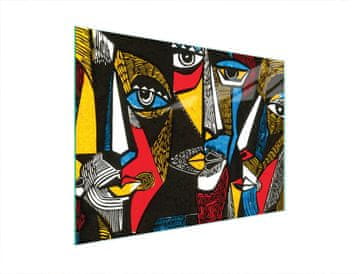 shumee STEKLENA DESKA ZA REZANJE 40x30 POP ART.