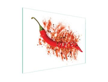 shumee STEKLENA DESKA ZA REZANJE 40x30 CHILLI