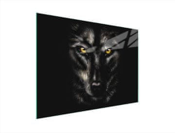 shumee STEKLENA DESKA ZA REZANJE 40x30 WOLF