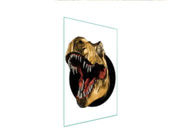 shumee STEKLENA DESKA ZA REZANJE 35x52 DINOZAVER