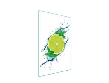shumee STEKLENA DESKA ZA REZANJE 35x52 LIME