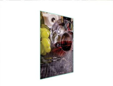 shumee STEKLENA REZALNA DESKA 35x52 VINO