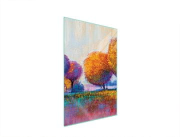 shumee STEKLENA REZALNA DESKA 35x52 DREVO