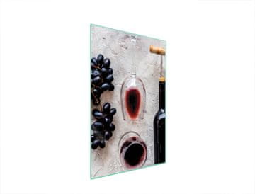 shumee STEKLENA REZALNA DESKA 35x52 VINO