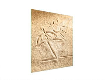 shumee STEKLENA DESKA ZA REZANJE 45x52 BEACH