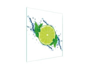 shumee STEKLENA DESKA ZA REZANJE 45x52 LIME