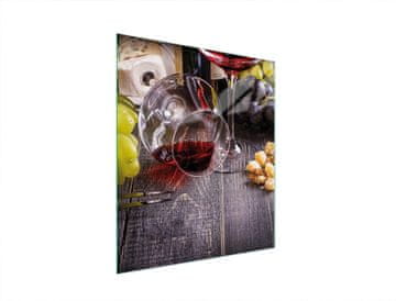 shumee STEKLENA REZALNA DESKA 45x52 VINO