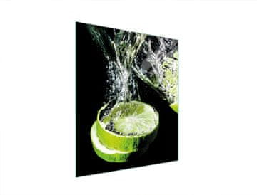 shumee STEKLENA DESKA ZA REZANJE 45x52 LIME