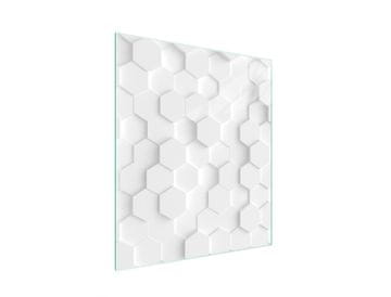 shumee STEKLENA DESKA ZA REZANJE 45x52 BELA