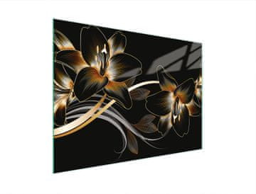 shumee STEKLENA DESKA ZA REZANJE 30x22 ORHIDEJA