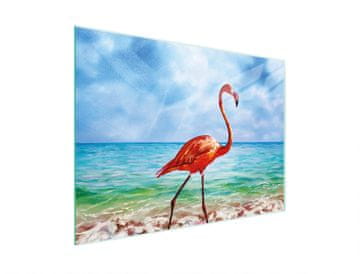 shumee STEKLENA DESKA ZA REZANJE 30x22 FLAMINGO