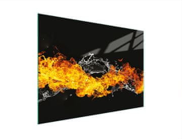 shumee STEKLENA REZALNA DESKA 30x22 FIRE