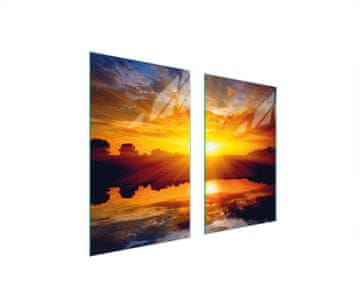 shumee STEKLENA ZAŠČITNA PLOŠČA ZA ŠTEDILNIK 75x52 SUN
