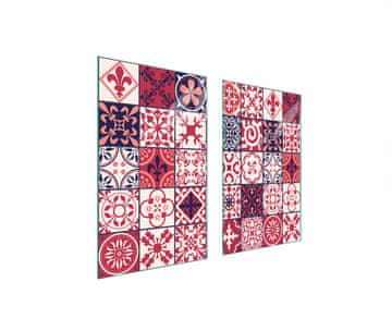 shumee ZAŠČITNA STEKLENA PLOŠČA ZA ŠTEDILNIK 75x52 MOSAIC