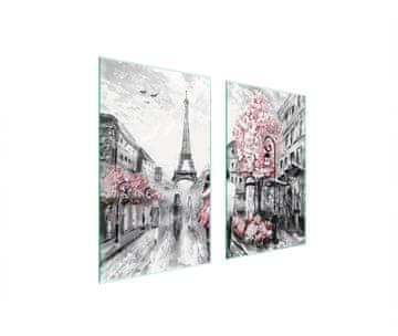 shumee ZAŠČITNA STEKLENA PLOŠČA ZA ŠTEDILNIK 75x52 PARIZ