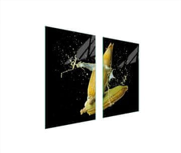shumee STEKLENA ZAŠČITNA PLOŠČA ZA ŠTEDILNIK 75x52 CORN