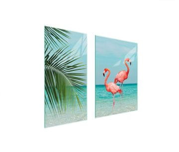 shumee ZAŠČITNA STEKLENA PLOŠČA 75x52 FLAMINGO