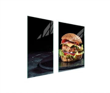 shumee ZAŠČITNA STEKLENA PLOŠČA 75x52 ZA HAMBURGER