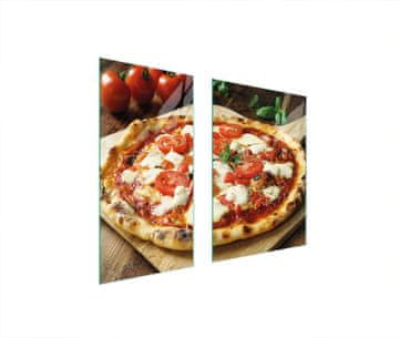 shumee STEKLENI ZAŠČITNI KROŽNIK 75x52 ZA PIZZO