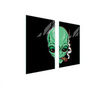 shumee STEKLENA ZAŠČITNA PLOŠČA ZA ŠTEDILNIK 75x52 UFO