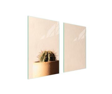 shumee STEKLENA ZAŠČITNA PLOŠČA ZA ŠTEDILNIK 75x52 CACTUS
