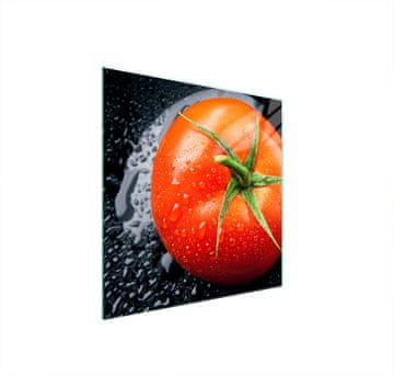 shumee STEKLENA ZAŠČITNA PLOŠČA ZA ŠTEDILNIK 50x52 TOMATO