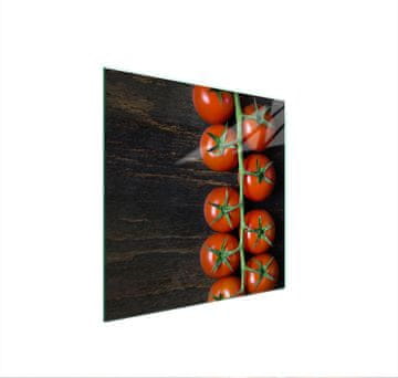 shumee STEKLENA ZAŠČITNA PLOŠČA ZA ŠTEDILNIK 50x52 TOMATO
