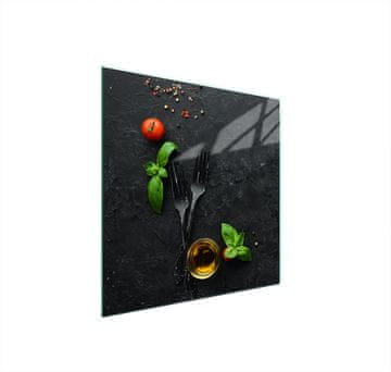 shumee ZAŠČITNA PLOŠČA IZ STEKLA ZA ŠTEDILNIK 50x52 SKRILAVCA