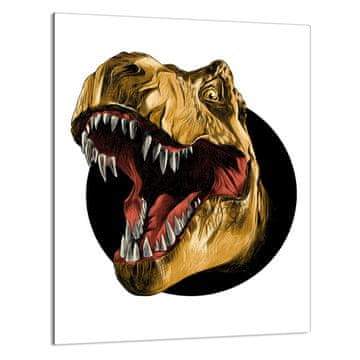 shumee STEKLENA DESKA ZA REZANJE 40x52 Dinozaver