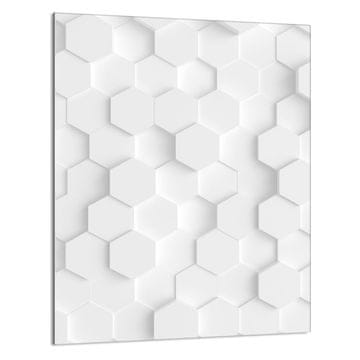 shumee STEKLENA DESKA ZA REZANJE 40x52 bela