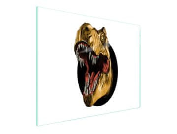 shumee STEKLENA DESKA ZA REZANJE 52x30 DINOZAVER